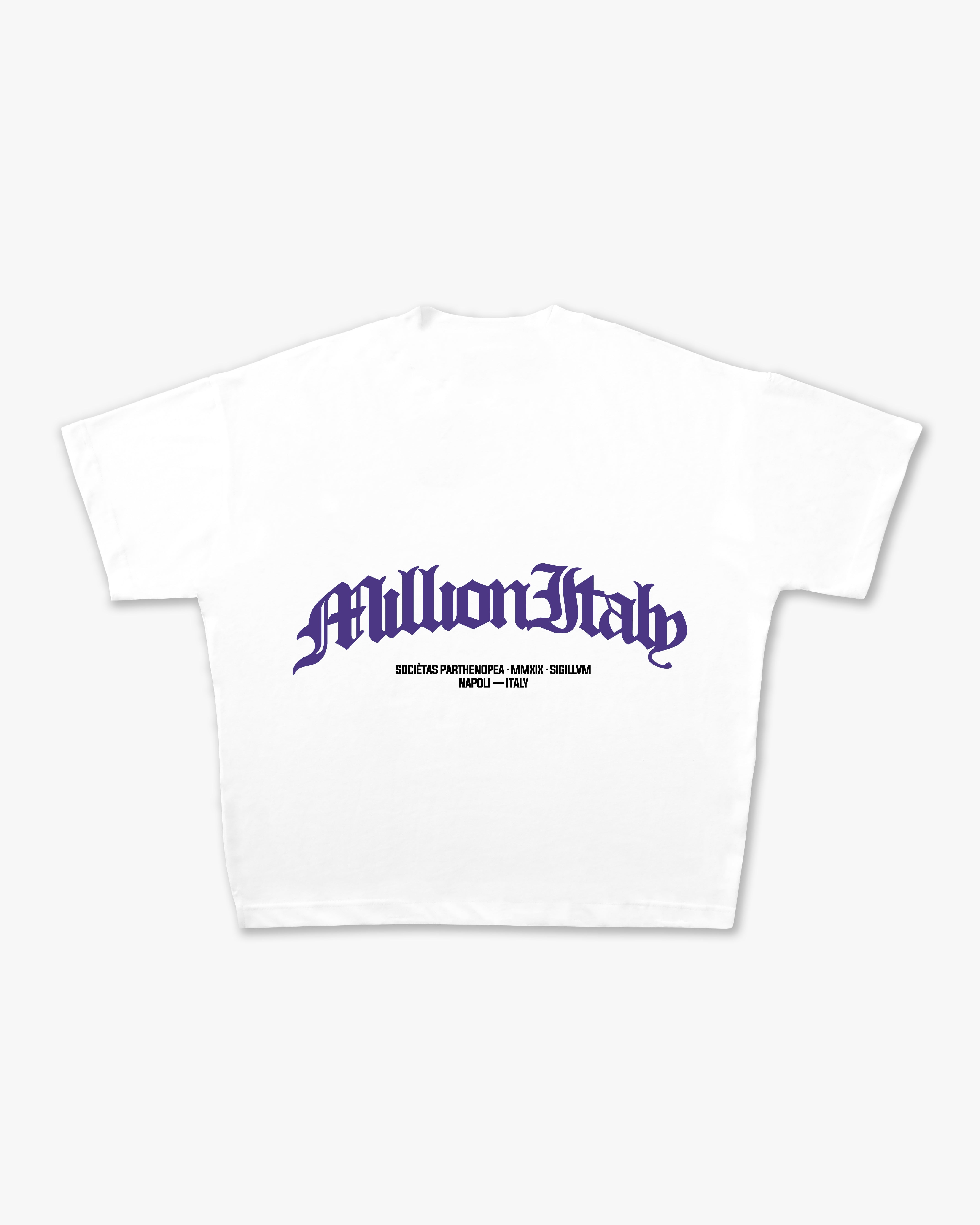 White Arch Logo Purple T-Shirt