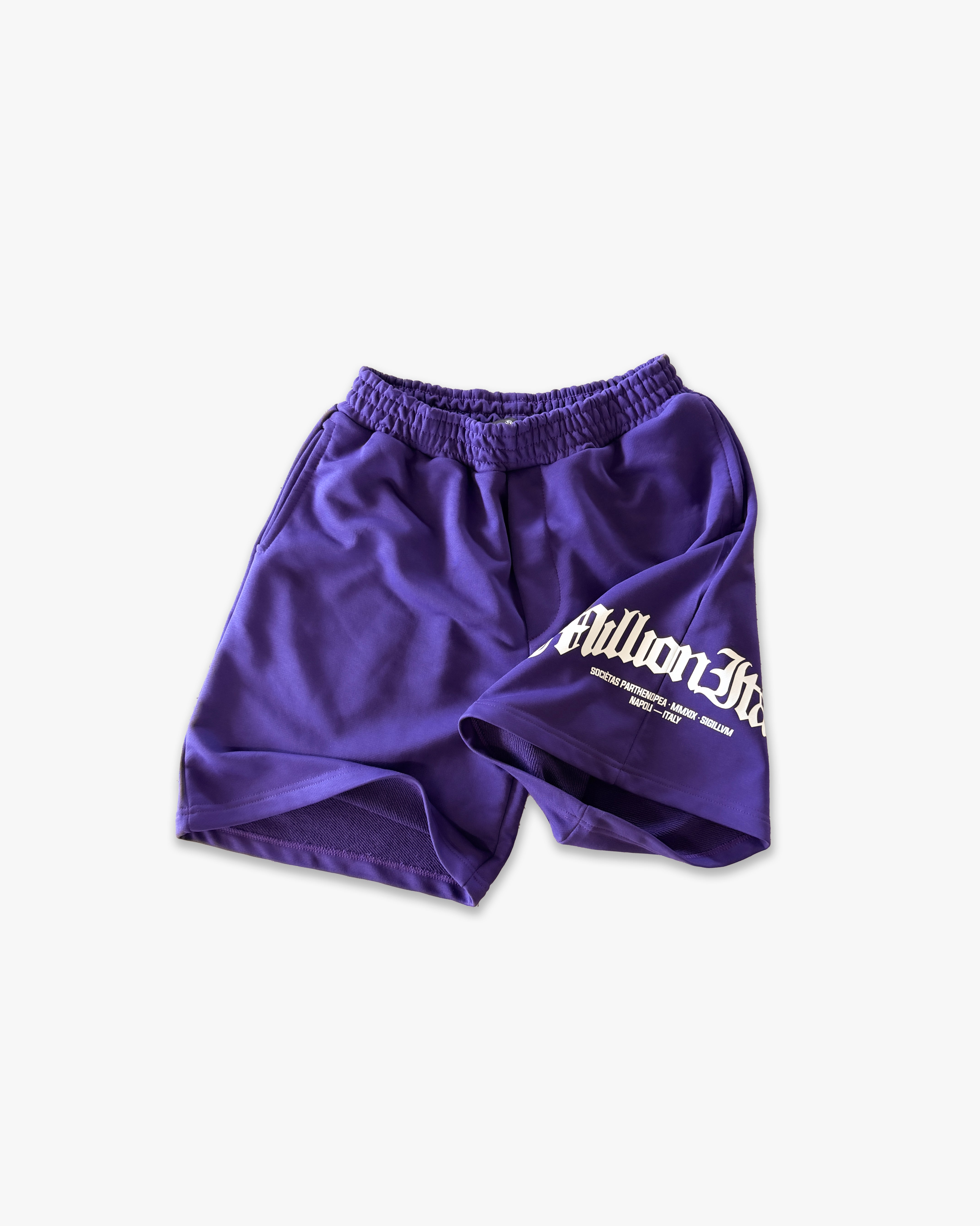 Purple Arch Logo Shorts