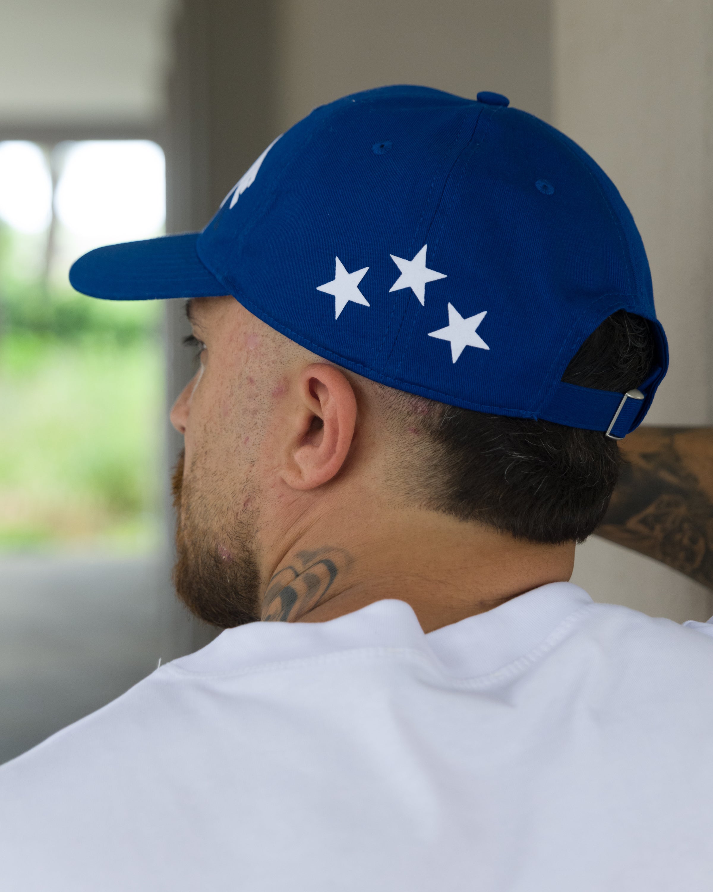 Cappello Champagne Million Blu
