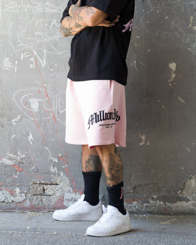 Pink Arch Logo Shorts