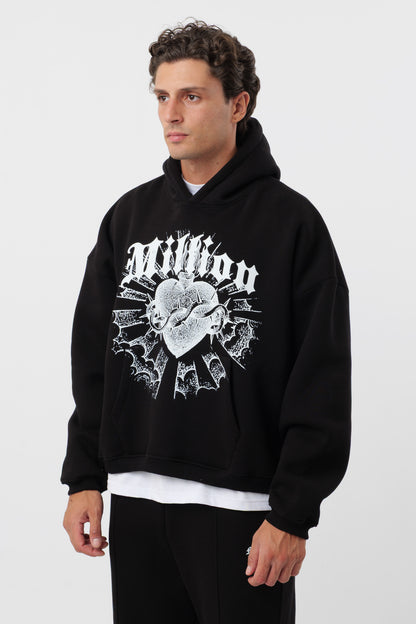 Hoodie Black Heart